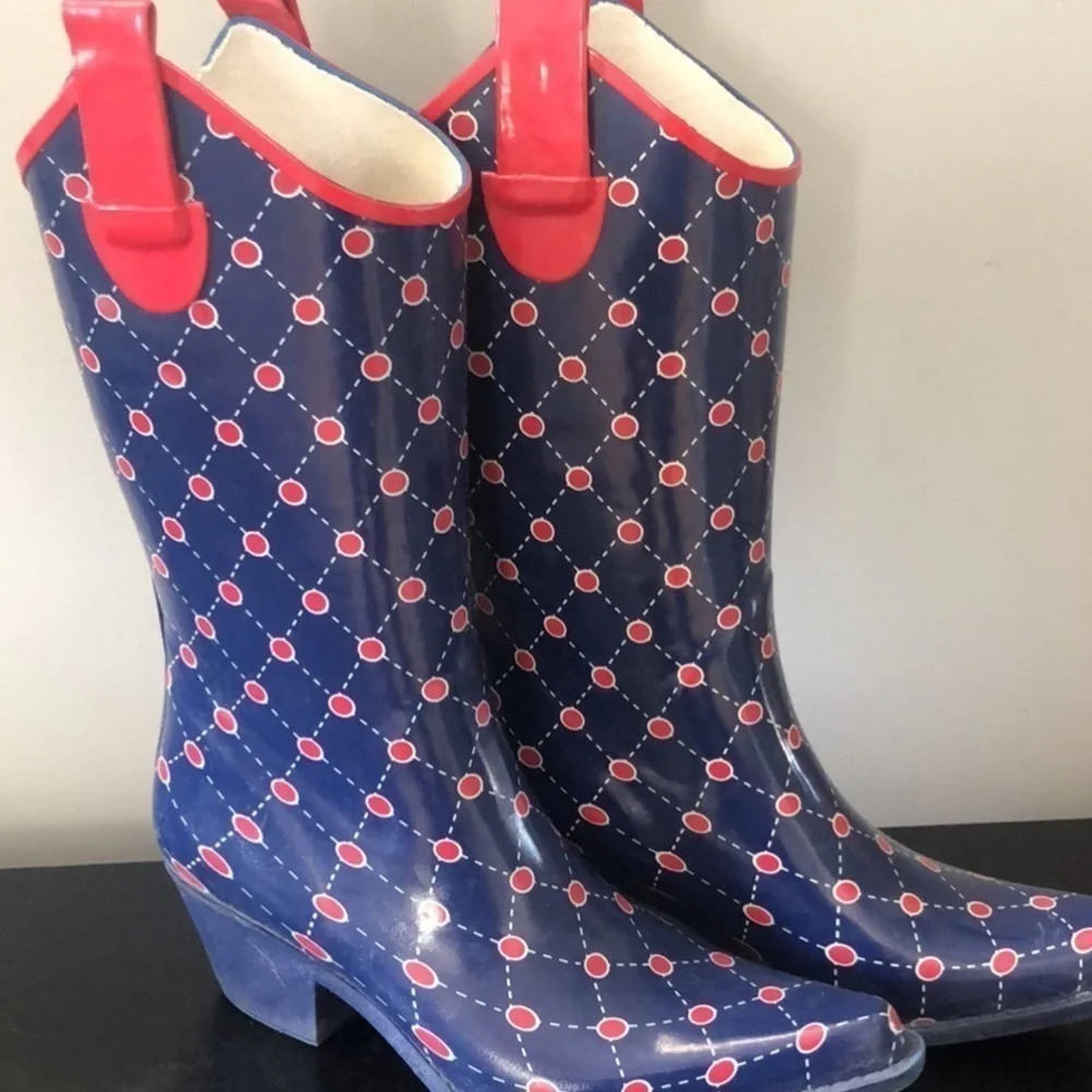 Stadium Stomper Cowboy Rainboots‎ SZ6